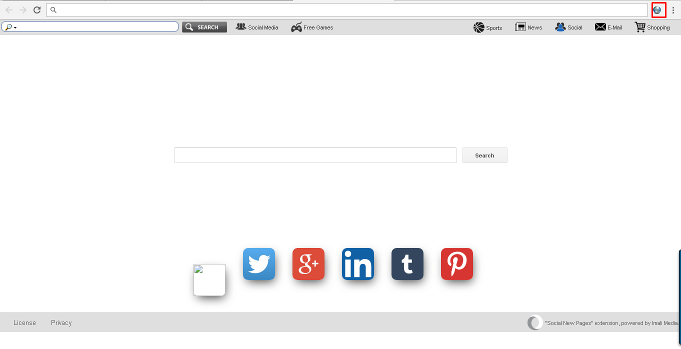 Socialnewpage Browser hijacker Removal Tool